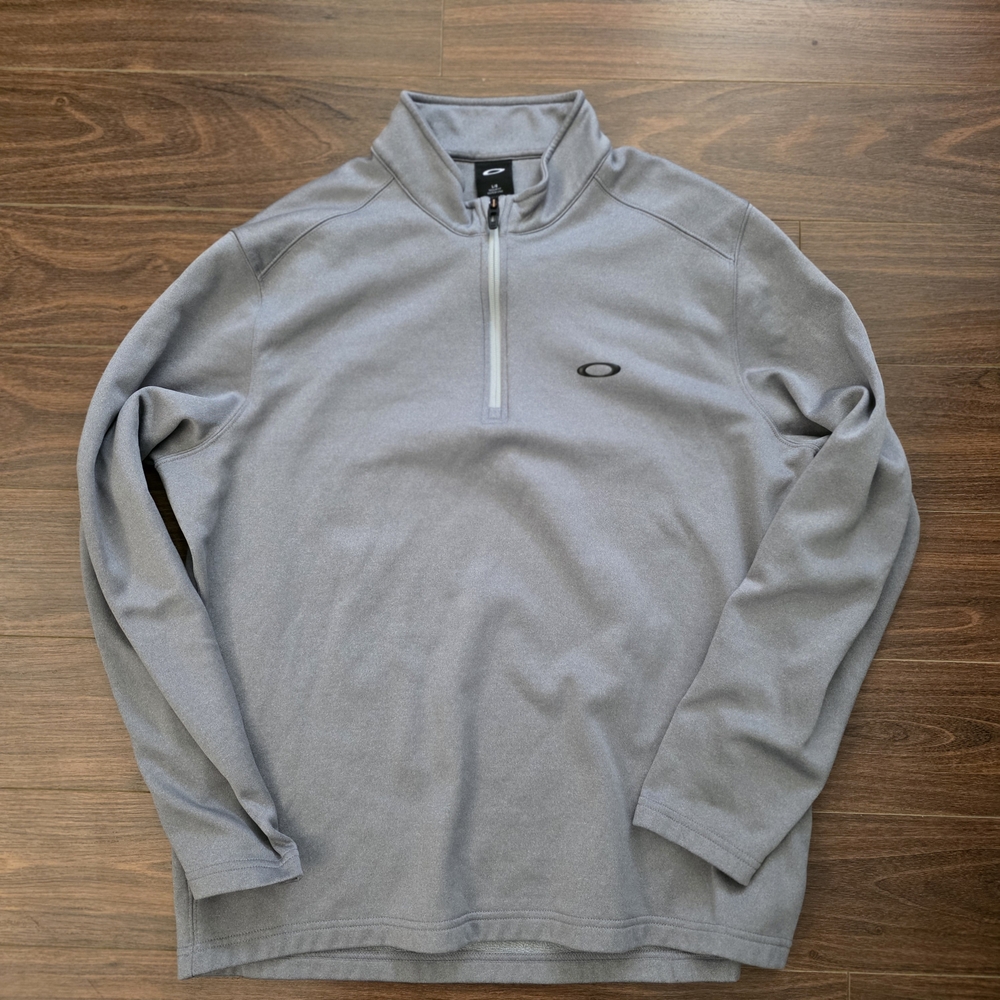 Oakley Gray Quarter-Zip Pullover